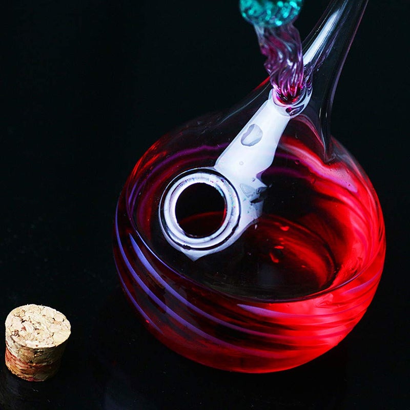 Earlyred Glass Dip Pen Washing Holder Crystal Inkwell Signature Fountain Pen Seat Office Student Graduation Birthday Present Gift (Penholder only) - Image 5